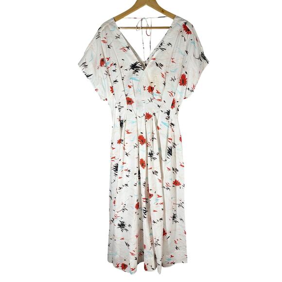 M.M. LAFLEUR The Jelina Summer Friday Dress Printed Voile Size Medium - Picture 1 of 10